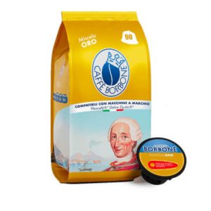 90 Capsule Borbone Dolce Re Miscela Oro • Dolce Gusto