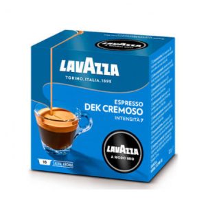256 Capsule Lavazza A Modo Mio Dek Cremoso • Intensità 7