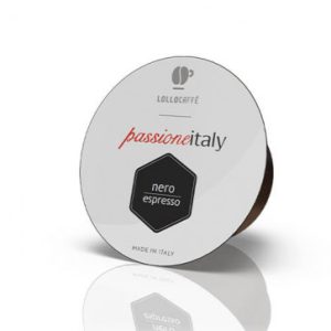 70 Capsule Lollo Caffè miscela Nero Espresso • Caffitaly
